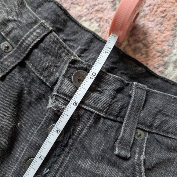 Rag & Bone Blackhawk Denim Shorts Size 26 Button Fly Cuttoff Jean - Picture 7 of 9